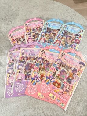 8 Huntrix Kpop Cute Demon hunters sticker packs- 24 sheets total cute gift lot